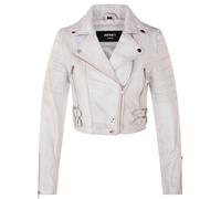 Damen Brando Kurze Lederjacke-Longtown EU 42 / UK 14
