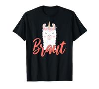 Damen Braut Einhorn Lama Alpaka Alpaca JGA Verlobung T-Shirt