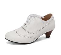 Damen Breite Füße Schuhe - Elegant Absatzschuhe Kleiner mit Absatz Hochzeitsschuhe Trachtenschuhe Damen Pumps Dirndl Schuhe Trachten Absatzschuhe