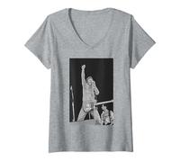 Damen Bruce Springsteen E Street Band live geboren in den USA T-Shirt mit V-Ausschnitt