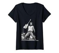 Damen Bruce Springsteen, geboren in den USA, Tournee, Wembley 1985 T-Shirt mit V-Ausschnitt