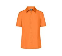 Damen Business-Bluse kurzarm "JN643" - James & Nicholson Orange XS