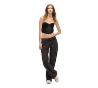 Damen-Bustier aus Netz und Satin Superdry Schwarz S