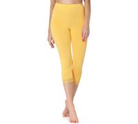 Merry Style Damen 3/4 Leggings MS10-290(Gelb, XS)