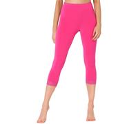 Merry Style Damen 3/4 Leggings MS10-290(Rosa, XS)