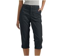 Damen Cargo Capri Hose Sommer Stretch 3/4 Jeans Freizeithose Bermuda Caprihose, Chino Cargohose Outdoor Slim Fit Wanderhose, High Waist Sommerhose