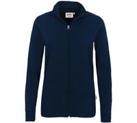 HAKRO Regular Fit Damen Sweatjacke navy, Einfarbig