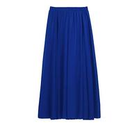 Damen Chiffon Langer Rock Strandrock Maxirock Chiffonrock Damenrock für Sommer Strand Alltag Party Rocklänge 90cm /100cm - Einfarbig
