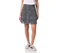 Street One Studio Frauen Chiffon-Rock mit Volants in Blau, Gr: 34