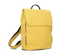 Damen City-Rucksack Toni TOR130 Tagesrucksack 7 Liter wasserabweisend, leichter Nylon Rückenpolsterung Magnet-Verschlussklappe Reißverschlussfach gepolstertes Trennfach, sportlich-schick (yellow)