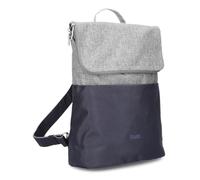 Damen City-Rucksack wasserabweisend KIM KIR 110 (6/9 Liter) Daypack Bicolor urbaner Canvas-Stil, wasserdichter Reißverschluss gepolsterter Rücken funktional & praktisch gute Innenausstattung (ink)
