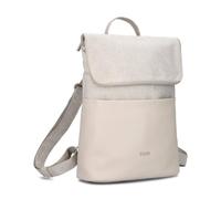 Damen City-Rucksack wasserabweisend KIM KIR 110 (6/9 Liter) Daypack Bicolor urbaner Canvas-Stil, wasserdichter Reißverschluss gepolsterter Rücken funktional & praktisch gute Innenausstattung (sand)