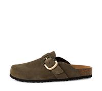 Tamaris Damen Pantoletten, Frauen Clogs, Pantoletten,trage-Komfort,Trend,weich,Weite,Silber,Silber,schwarz,blau,fashletics,nut,Olive,42 EU