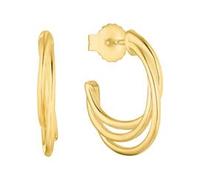 s.Oliver Creolen 2037825 925 Sterling Silber 1,8 cm Gold Damen