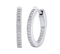 Damen Creolen Silber 925 JASMIN 17 mm