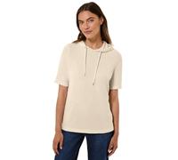 CECIL Damen B323535 Crepe Hoodie-Shirt, Light Beige, XS