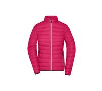 Damen Daunenjacke "JN1139" - James & Nicholson Magenta/Silver S