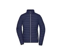 James & Nicholson Damen Daunenjacke JN1139, navy-blau/silber, Größe XXL (Winterjacken)