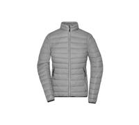 Damen Daunenjacke "JN1139" - James & Nicholson Silver-Melange/Graphite S