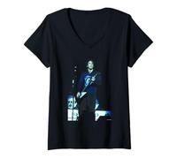 Damen Dave Grohl FOO Fighters Live Big Me von Andy Willsher T-Shirt mit V-Ausschnitt