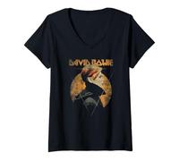 Damen David Bowie - Dreieck T-Shirt mit V-Ausschnitt