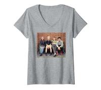 Damen Depeche Mode Speak & Tell 1981 von Virginia Turbett T-Shirt mit V-Ausschnitt