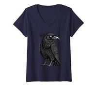Damen Der majestätische Dämonenraum T-Shirt mit V-Ausschnitt