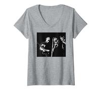 Damen Die Beatles Paul McCartney John Lennon George Harrison T-Shirt mit V-Ausschnitt