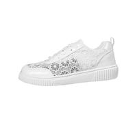 Damen Dirndl Schuhe und Trachten zum Kleid bei Oktoberfest Festival und Freizeit Freizeitschuhe mit Spitze Blumen elegant bequem flach Hochzeitsschuhe atmungsaktiv im Sommer als Plateau Sneaker