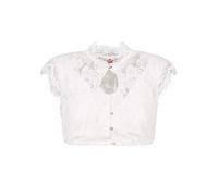 Damen Dirndlbluse Grimaldi aus Spitze weiß 40