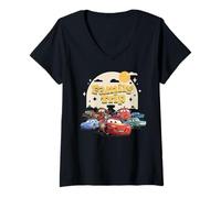 Damen Disney and Pixar's Cars Family Trip Matching Vacation T-Shirt mit V-Ausschnitt