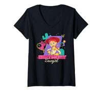 Damen Disney and Pixar's Toy Story Sheriff Jessie Birthday Cowgirl T-Shirt mit V-Ausschnitt