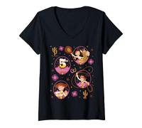 Damen Disney & Pixar's Toy Story Jessie Girl's 5th Birthday Party T-Shirt mit V-Ausschnitt