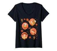 Damen Disney & Pixar's Toy Story Sheriff Jessie 2nd Birthday Party T-Shirt mit V-Ausschnitt