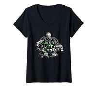 Damen Disney & Pixar's Toy Story Sid's Mutants No Toy Left Behind T-Shirt mit V-Ausschnitt