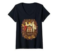 Damen Disney Villains Apothecary Evil Queen Cruella Mother Gothel T-Shirt mit V-Ausschnitt