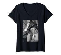 Damen Doctor Who Tom Baker Monarch of The Glen Schauspieler 1975 T-Shirt mit V-Ausschnitt