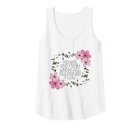 Damen Doxology Lob God from Who All Blessings Flow Flowers Tank Top