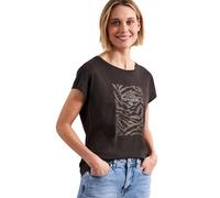 Damen Dropped Shoulder Shirt mit Frontprint