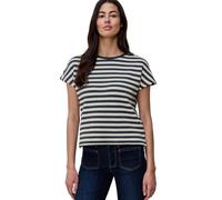 Damen Dropped Shoulder Shirt mit Streifen