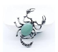 Damen Edelsteine Ketten Skorpion-Form-Inlay, Grüner Aventurin, Naturstein-Halskette, Erklärung, Einfache Chakren, Kristall-Anhänger, Halskette, Valentinstagsgeschenk, Schmuck Für Männer Und Frauen