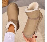 Damen Einfarbig Strukturiertes Muster Elegante Preppy Urlaubs Mode Lässig Retro Pendler Outdoor Gothic Western Stil Fransen Rand Pelzfutter Große Größ