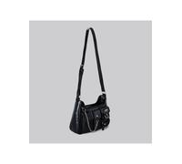 Damen einfarbige 2025 neue Umhängetasche, einfarbig, große Kapazität, Multi-Taschen, Grunge Y2K Umhängetasche, Hippie Mode Umhängetasche, geeignet für