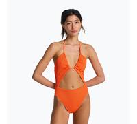 Damen-Einteiler Badeanzug Billabong Summer High Salty One Piece fushion orange