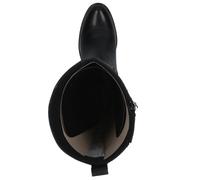 CAPRICE Damen Hohe Stiefel mit Absatz aus Leder Elegant, Schwarz (Black Nappa), 38.5 EU