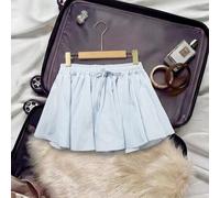 Damen eleganter A-Linien Twist Lässig gestreifter Midi-Rock