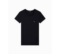 Damen Essential Studs Rundhals T-Shirt Schwarz M Regular Fit, Schwarz, M