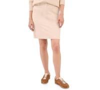 Cecil Damen Minirock Feincord 98% Baumwolle 2% Elasthan Beige (oat milk beige) Größe 34