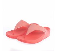 Fitflop Lulu FZ7-B09 Rosy Coral Lulu Shimmerlux Toe Post Sandals Lulu Shimmerlux Toe Post Sandals Rot (Rosy Coral), 37