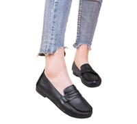 Damen Flacher Loafer Bequeme Mokassins Slippers Damen Niedrige Schuhe Faltbare Klassische Loafer Halbschuhe Bootsschuhe Schlupfschuhe Damenschuhe Barfußschuhe